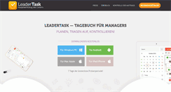 Desktop Screenshot of de.leadertask.com