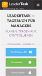 Mobile Screenshot of de.leadertask.com